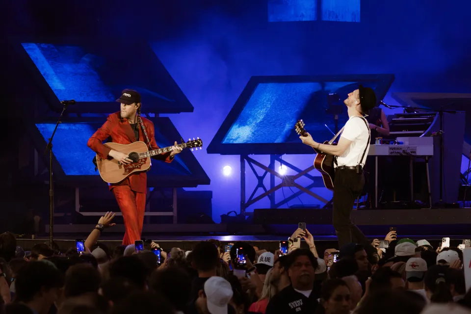 The Lumineers Light Up Fenway Park